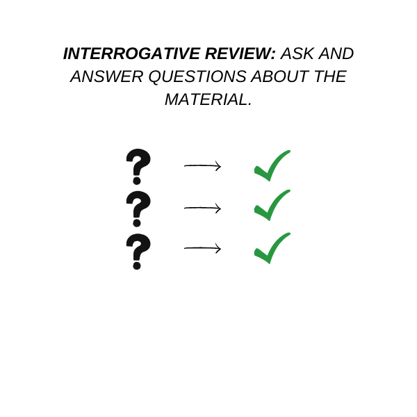 Interrogative Review Study Method